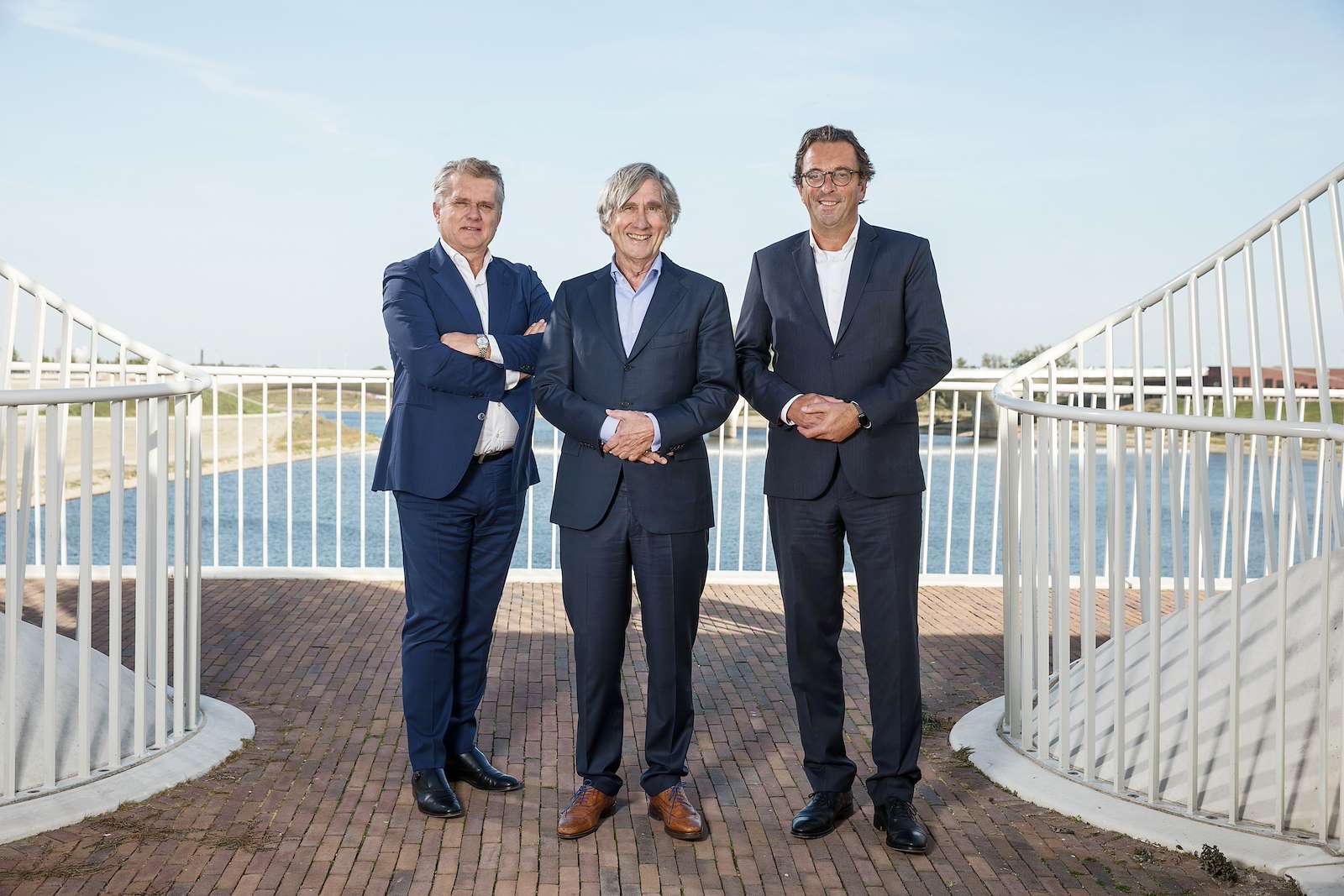 vlnr: Bertho Eckhardt, Gerlach Cerfontaine, Rutger Koopmans
